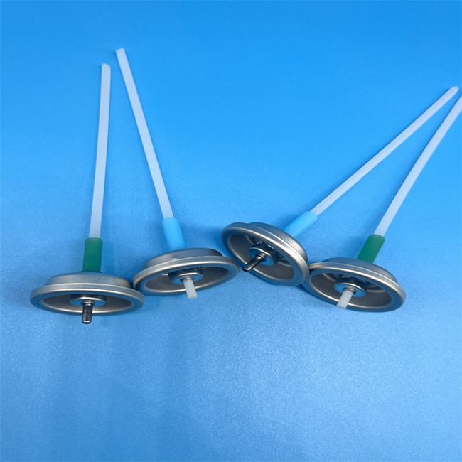 Gasket Sealed Mist Spray Valve In Silver For Aerosol Cans