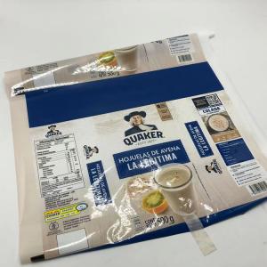 China 90mic Heat Seal Aluminium Foil Bag For Food Packaging PS PE Glue on sale