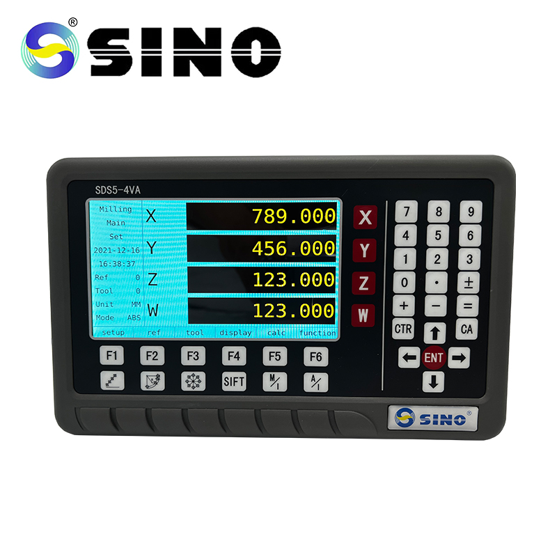 4 Axis LCD DRO Readout System Measuring SINO SDS 5-4VA For Milling Lathe Machine Tools