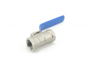 China Cf8m1000 Wog 1 Inch Ball Valve , Butt Weld Connection Toilet Ball Valve wholesale