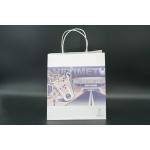 China White Unique Custom Printed Paper Bags Recyclable Extra Large Bottom for sale
