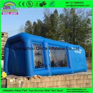 China QinDa inflatable paint booth,inflatable spray booth,inflatable car spray/paint tent for sale wholesale