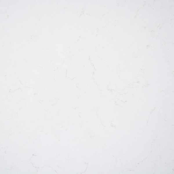 7.5Mohs White Carrara Quartz Stone For Living Room Floor Tiles