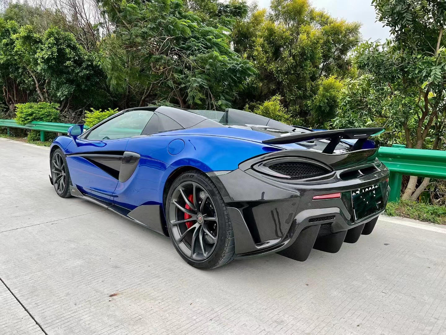 Auto Parts for McLaren 540c 570s 570gt Carbon Fiber Body Kit 540c 570s 570gt Upgraded 600LT Style Body Kit 600LT Spoiler