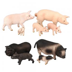 China Simulation Animals Model Toys Sets Pig Plastic Action Figures Educational Toys For Children Kid Funny Toy Fig wholesale