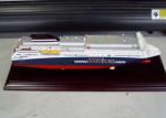 Ld Lines Cruise Container Ship Models With Acrylic Material Pedestal Material
