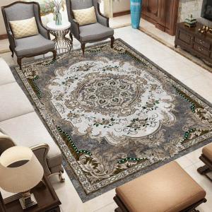 China Household Polyester Living Room Floor Carpets Middle Eastern Style Dining Room Carpet wholesale