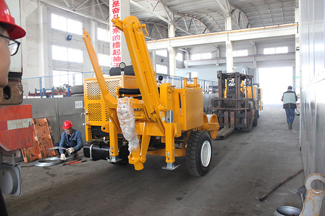 Cummins Engine Hydraulic Cable Puller Overhead Line Stringing Equipment