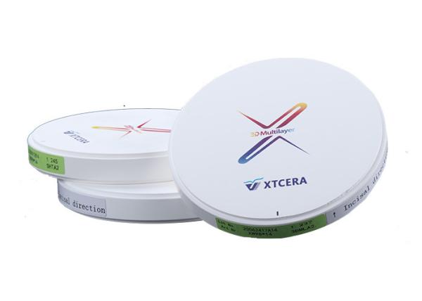 Quality FDA 750mpa 3D Open CAD CAM Multilayer Zirconia Block Xtcea for sale