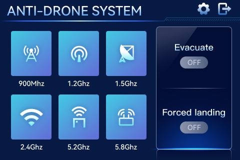 IP55 Protection Anti Drone Jammer Drone Signal Blocker Cutting Edge Jamming Technology