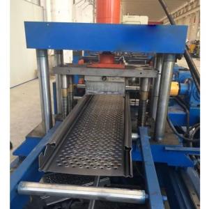 China 3.0mm Thickness Scaffolding Deck Cable Tray Roll Forming Machine With Punching wholesale