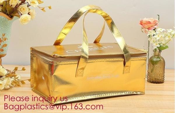 Wholesale Large Folding Soft Fresh Lunch Keeping Waterproof Nylon Insulation