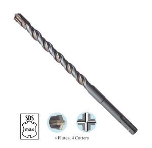 China Sandblasted SDS MAX Hammer Drill Bit for Concrete Cross Tipped wholesale