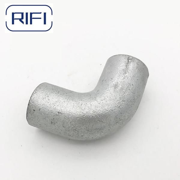 Quality 20mm 25mm Galvanised Conduit Elbow Solid 90 Degree Pipe Bend for sale