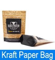 Eco Friendly Paper Bag Packaging Carrier Kraft Gift Pack With Custom Logo Priniting