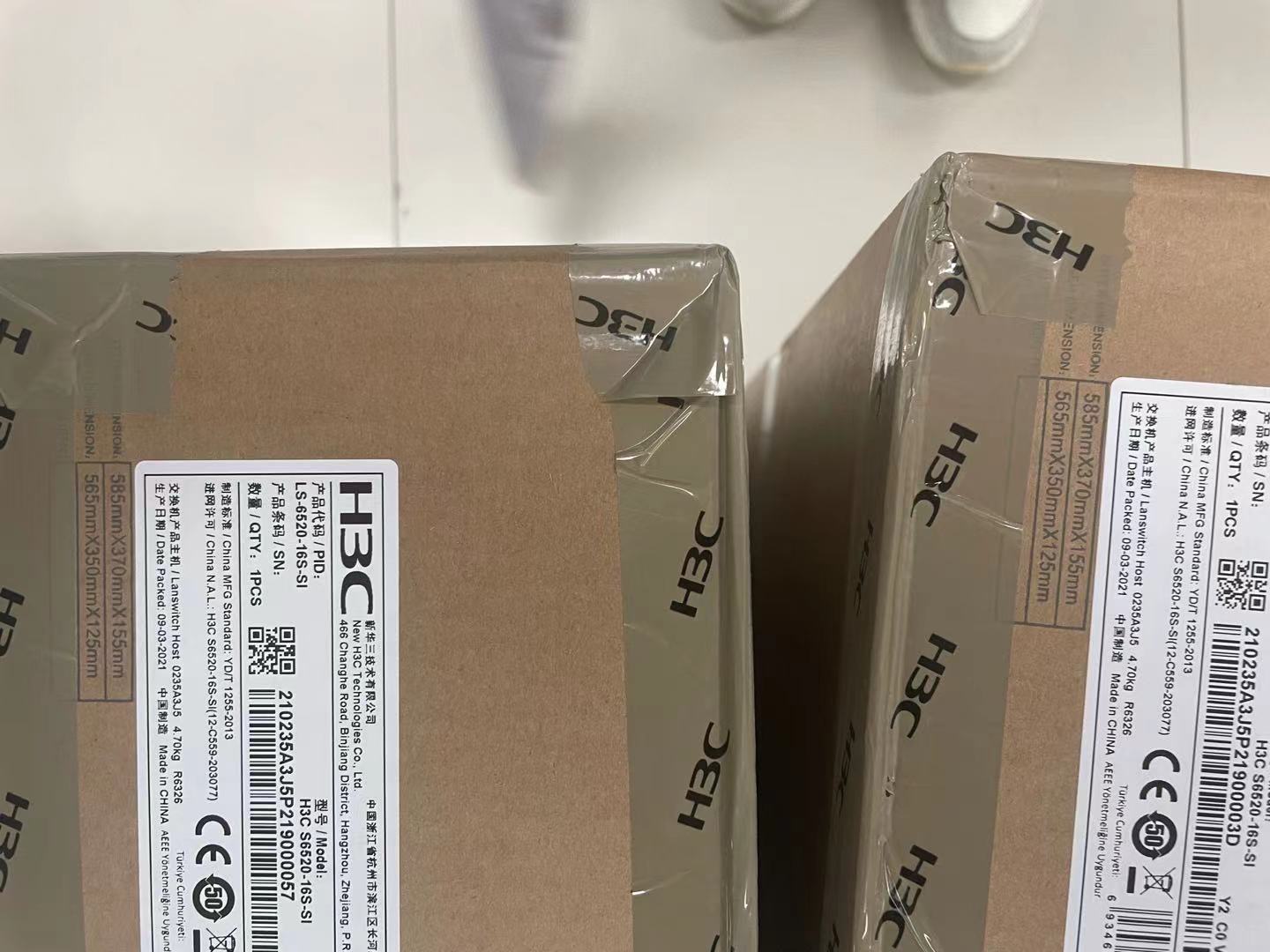 Stocked H3C S6520-SI LS-6520-16S-SI Generation 10G Multi-Rate Switches 7 kg Weight