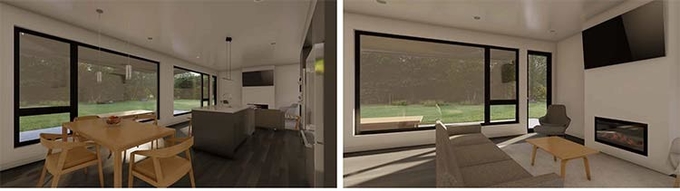 Prefab Luxury Contemporary Garden Studios With Light Steel Frame House kits