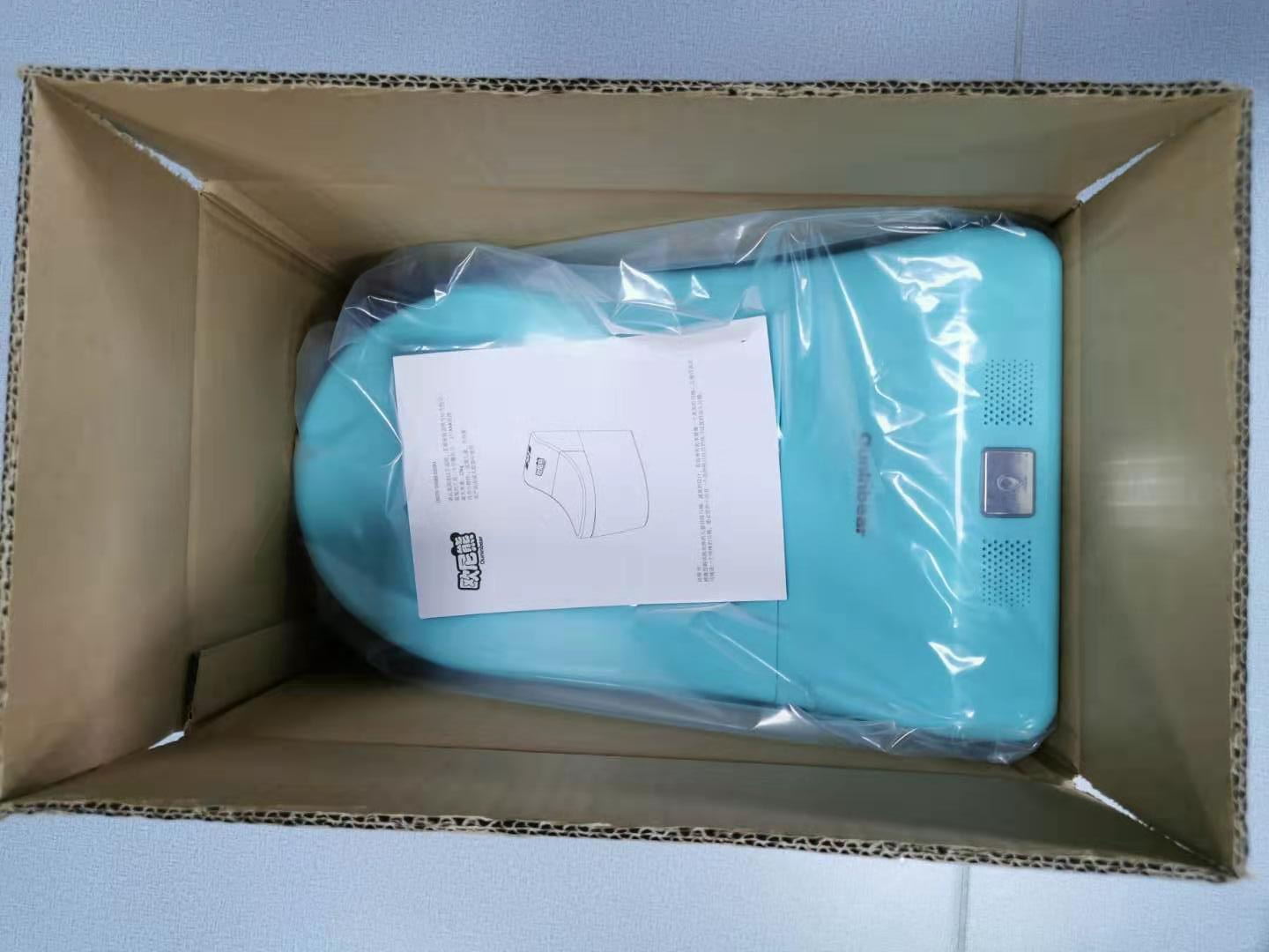 Blue Plastic Baby Training Potty Seat with Custom Logo EN-71 Certified Lightweight at 2.1kg