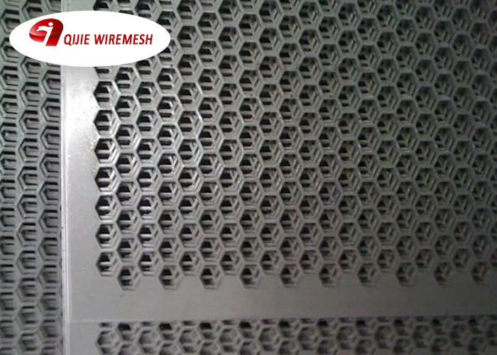 hexagonal hole perforated sheets
