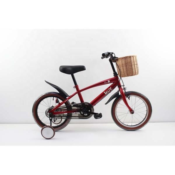 14/16/18/20 Inch Hard Carbon Steel Single Speed Childrens Bike With Training