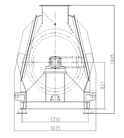 Simple Operation Cassava Hammer Mill Dripping Shape For Alcohol Industry