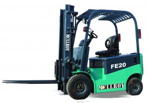 China Agile Three And Four Wheel Electric Powered Forklift With 11kw Lifting Motor Power wholesale