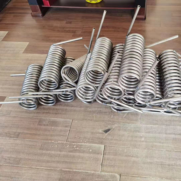 Welded Titanium Spiral Tube For Titanium Swimming Pool Heat Exchanger