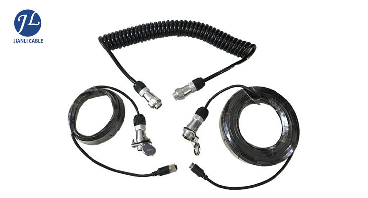 5 Pin Wire Panel Connector Car Rear View Camera Cable Male Female Diameter Circular Plug Socket