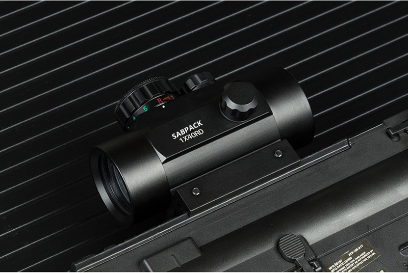 1x40 Tactical Rifle Red Dot Scope Sight Green Red Dot Collimator 11mm/20mm Weaver Rail