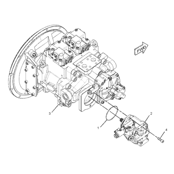 TQerpillar 2959426 Parts scheme PUMP GP-PISTON