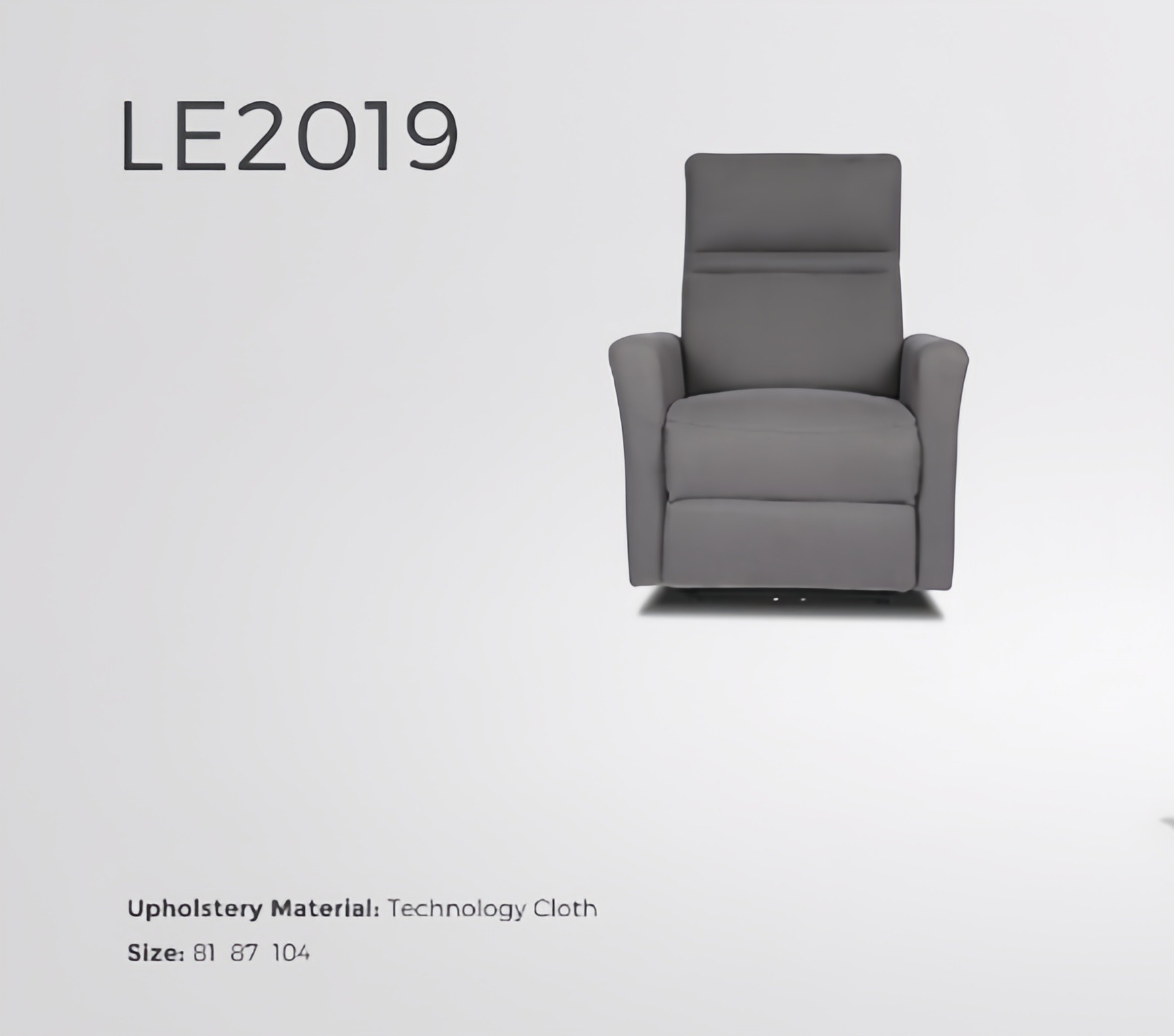 Technology Cloth Country Theatre Chair Electric Lazy Boy Relax Body Recliner