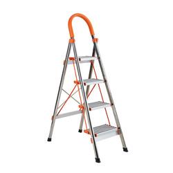 China Aluminium Folding 4 Steps Household Kitchen Safety Step Ladders on sale