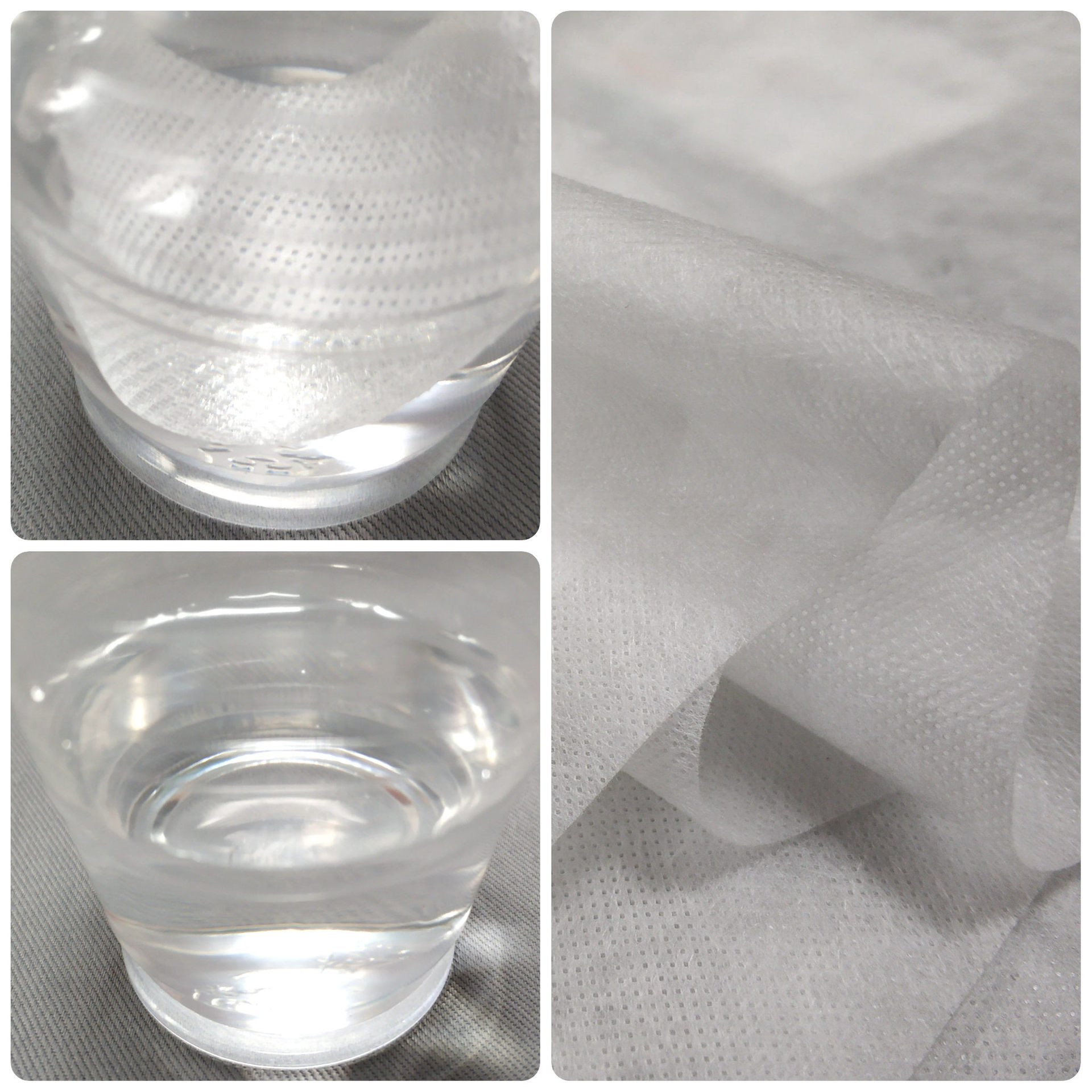 Custom Cold And Hot PVA Nonwoven Embroidery Backing Fabric Water Soluble
