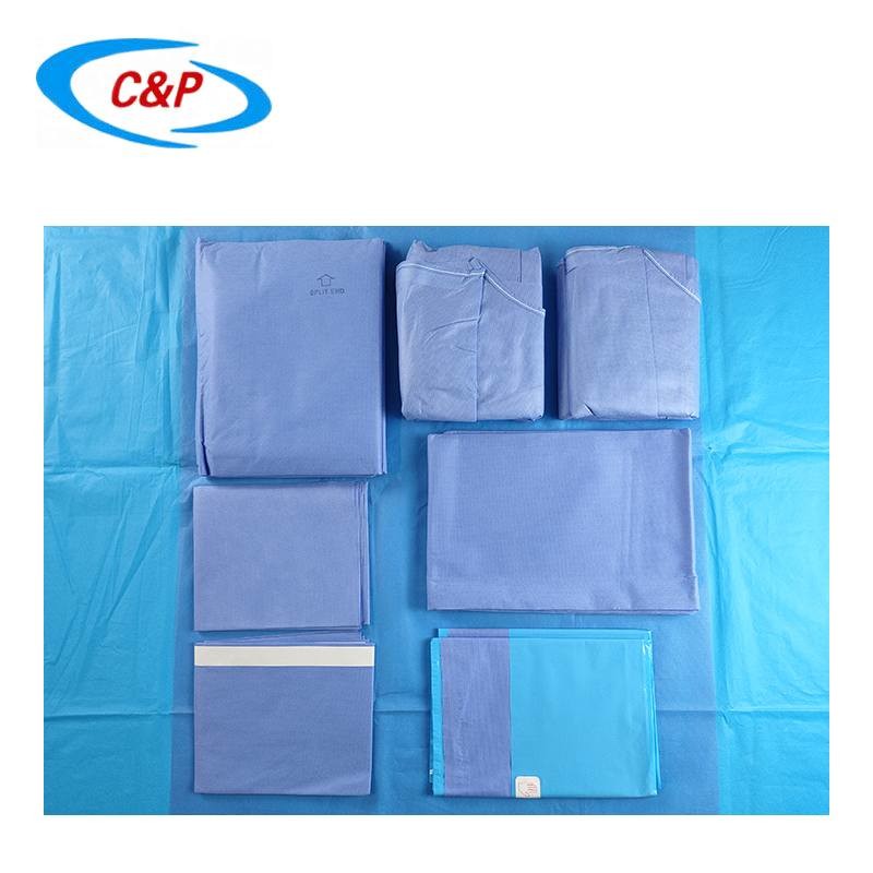 China Manufacturer Disposable Wrapping Surgical Packs Sterile Orthopedic Drape Set