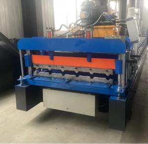 China Trapezoidal Roof Tile Roll Forming Machine With 18 Stations Simple Structure No Pollution on sale
