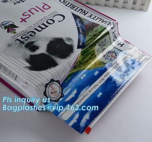 China dog food bag with slider closure,dog food packaging bag with closure, pet food packaging bag/dogs food bags manufacturer wholesale