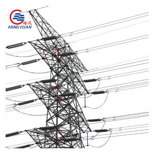 China Hot dip galvanized Q355B electric power transmission tower steel lattice tower wholesale