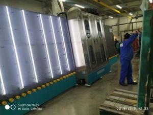 China Stailess Vertical Washing And Drying Machine Easy Opration Glass Cleaning on sale
