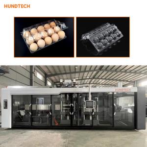 China Clear Plastic PS Egg Tray Forming Machine 12X2.7X2.4m Eco Friendly on sale