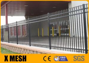 China Astm F2589 Standard Decorative Wrought Iron Fence Anti Rust Border Protection on sale