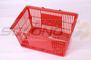 China Returnable Supermarket Shopping Trolley Baskets , Hand Baskets For Shopping on sale