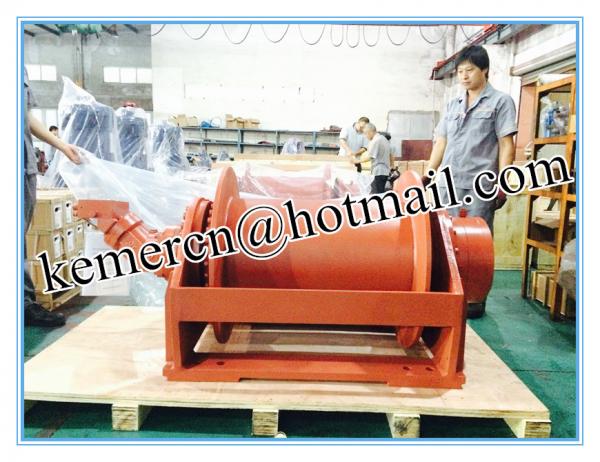 Quality custom built 1-80 ton free fall hydraulic winch for piling rig for sale