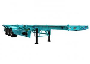 China 1600mm Skeleton Container Semi Trailer Fuwa 20 Ft Container Chassis on sale