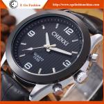 059B Genuine Leather Watch Sport Watch Quartz Analog Watches for Boy Girls Cheap