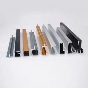China Kitchen 6000 Aluminium Cabinet Door Frame Edge Profile OEM wholesale