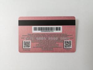 China Frosted PVC Business Cards With Barcode Hot Stamp Gold Foil Emboss Number wholesale
