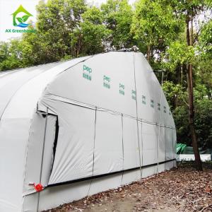 China Automatic Light Deprivation Greenhouse With External Blackout System Film for Growing Hemp on sale