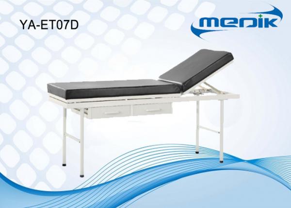 Quality Power Coating Doctor Examination Table With Drawers 2 Section for sale