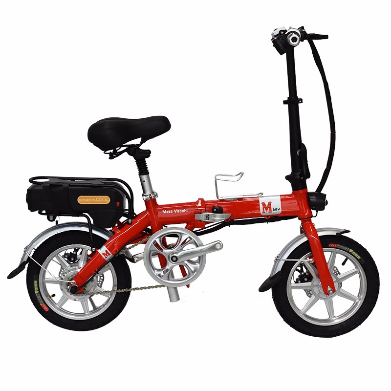14" 48V 350W Mini Children's Electric Pocket Bike with Steel Frame and Easy Rider