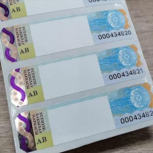 China Qr Code Make Holographic Sticker Hologram Security Label Void Anti Counterfeit on sale